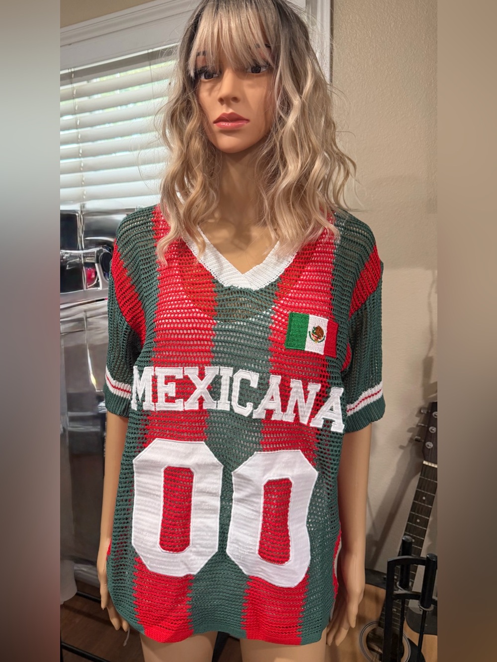 Mexico Jersey crochetMexicana true  to size